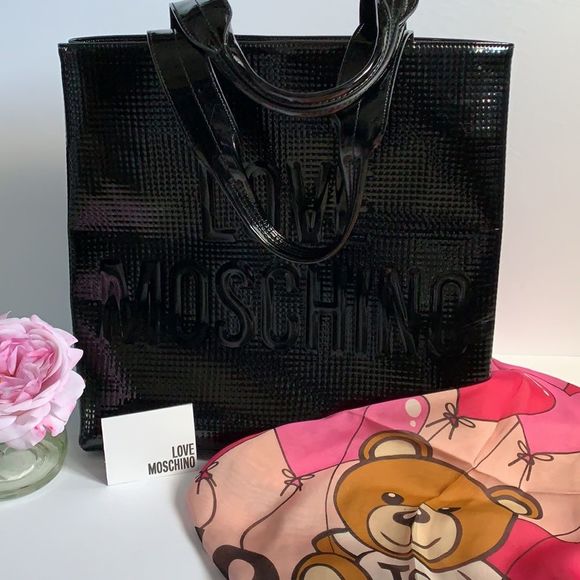 🔥Love Moschino authentic  black extra large bag 🔥 - Picture 9 of 9